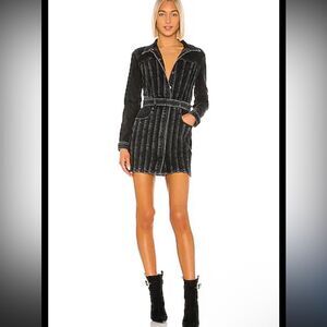 CELEBRITY WORN Cotton Citizen Caballo Dress in Faded Black size small